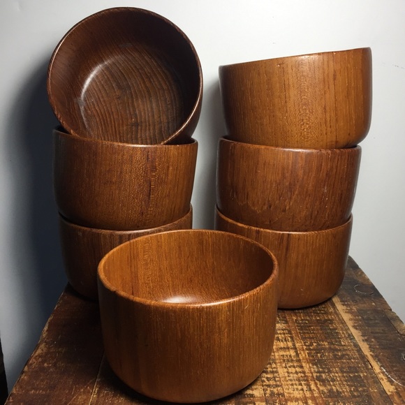 Dining Mid Century Modern Wooden Bowl Set Poshmark